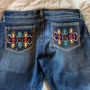 Wrangler Rock 47 Ultra low rise jeans